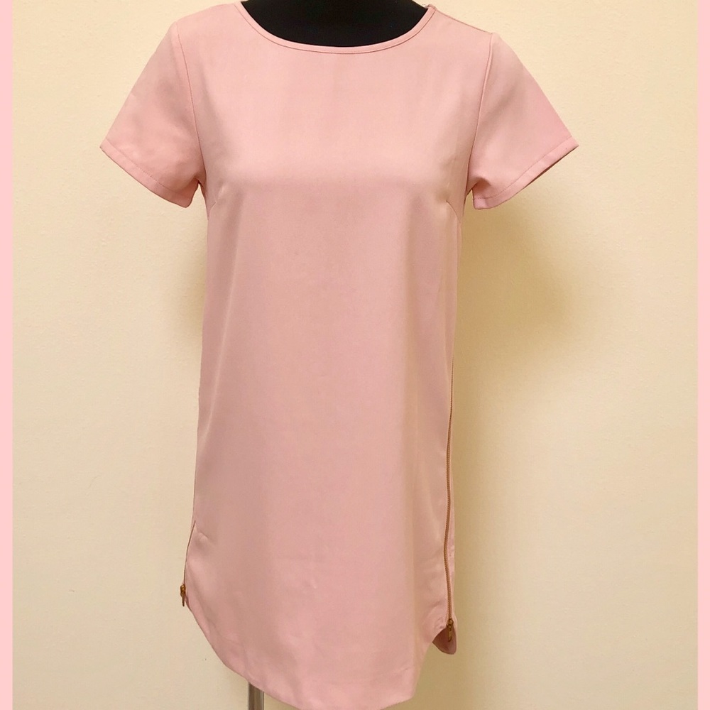 Lulu’s MOD pink minidress w side zippers SOLD - Picture 8 of 8